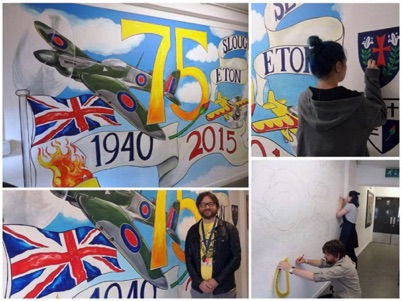Slough and Eton 75th Anniversary Mural in Production